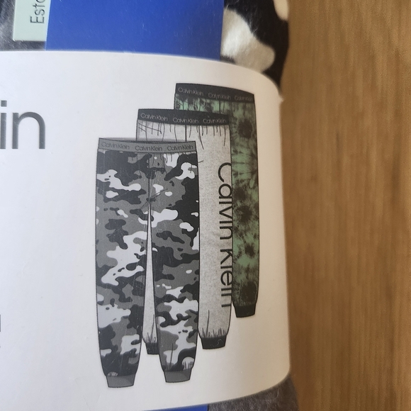 BNWT, SEALED Calvin Klein Youth Sleep Jogger Pajama, PJ's 3 Pack Size L 14-16 - Picture 3 of 5